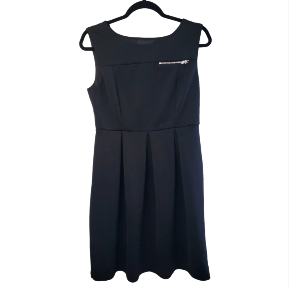 Cynthia Rowley A Line Black Knit Dress Size 8